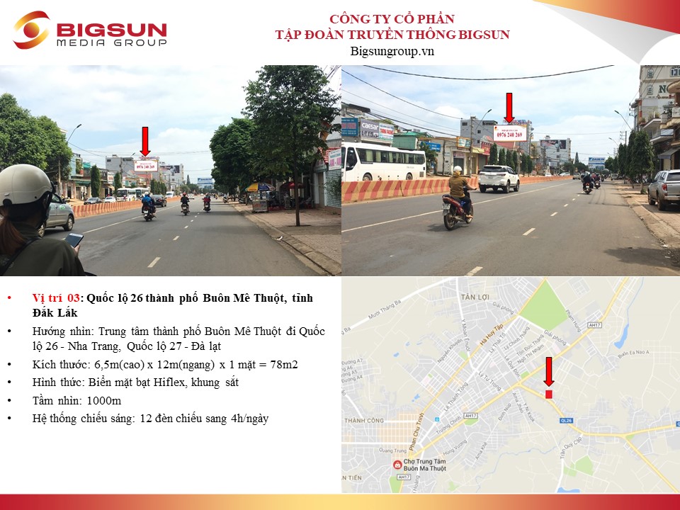 Buôn Mê Thuột : Quốc lộ 26 thành phố Buôn Mê Thuột, tỉnh Đắk Lắk