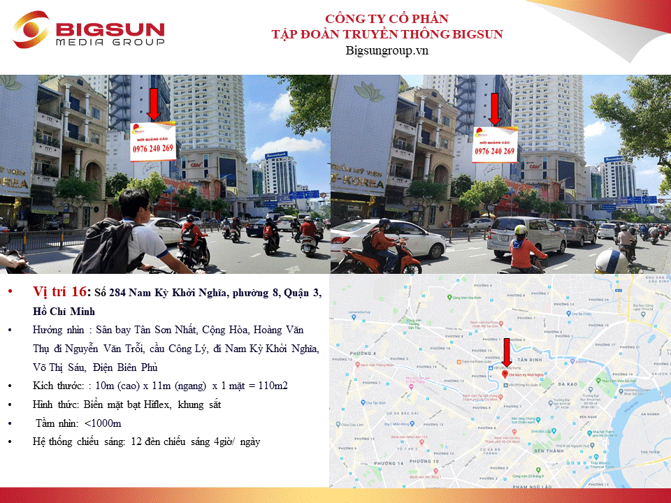 Số 284 Nam Kỳ Khởi Nghĩa, phường 8, Quận 3, Hồ Chí Minh