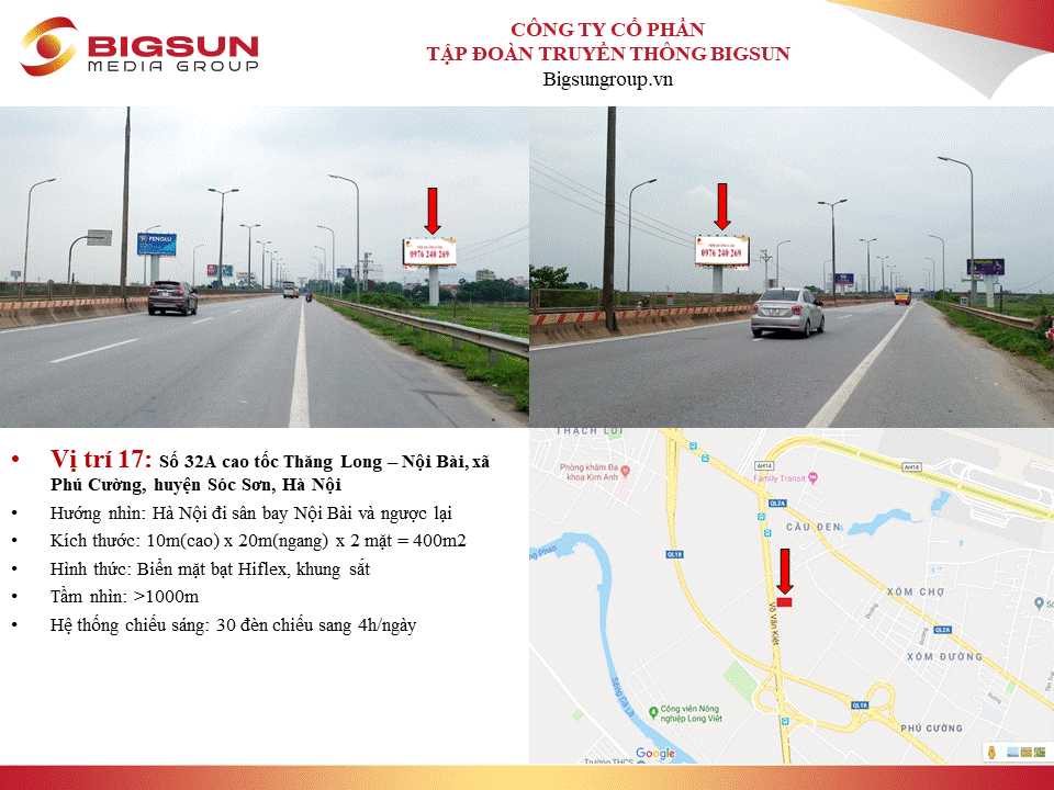 Số 32A cao tốc Thăng Long – Nội Bài, xã Phú Cường, huyện Sóc Sơn, Hà Nội