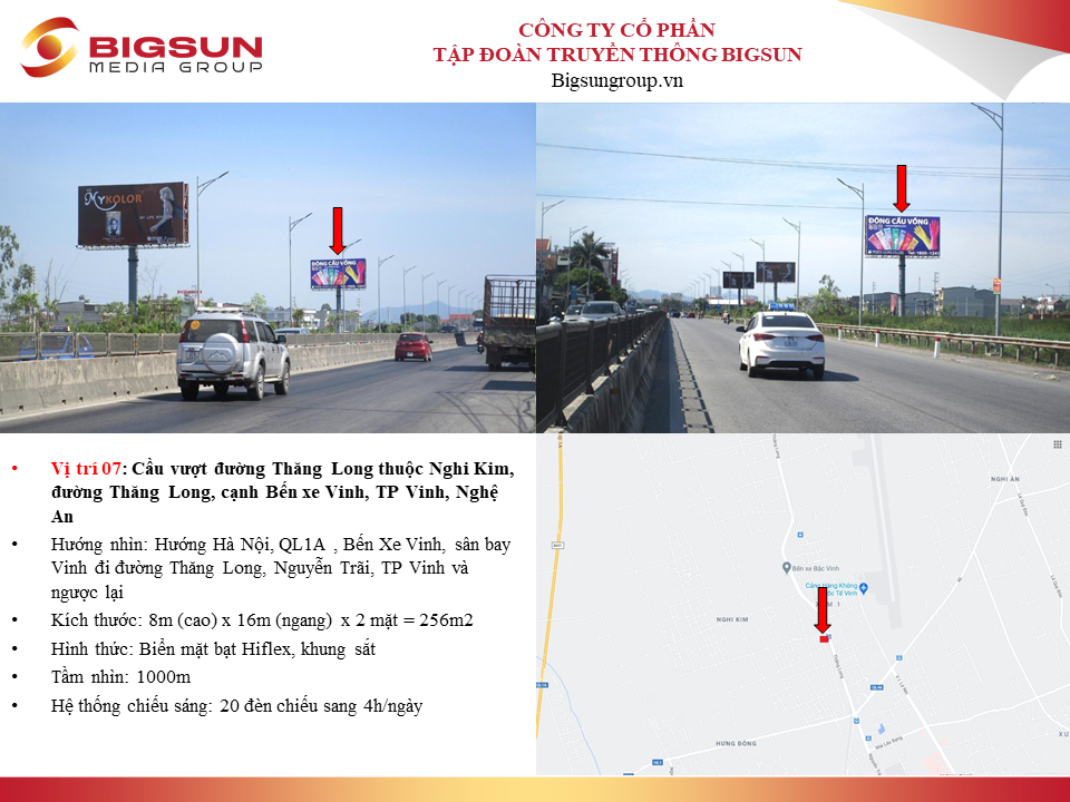 Nghệ An : Cầu vượt đường Thăng Long thuộc Nghi Kim, đường Thăng Long, cạnh Bến xe Vinh, TP Vinh, Nghệ An