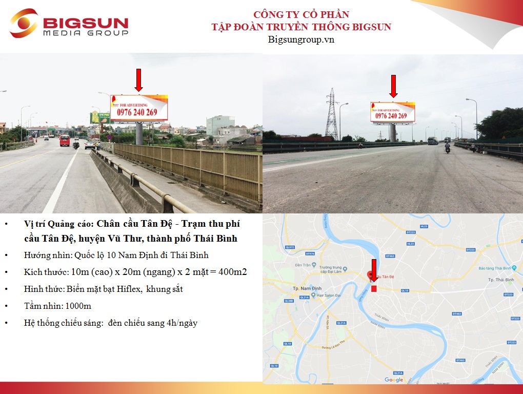 Thái Bình : : Chân cầu Tân Đệ - Trạm thu phí cầu Tân Đệ, huyện Vũ Thư, thành phố Thái Bình