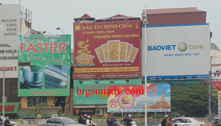 Quảng cáo sản phẩm Bảo Tín Minh Châu tại Nghi Tàm - Thanh Niên - Hà Nội